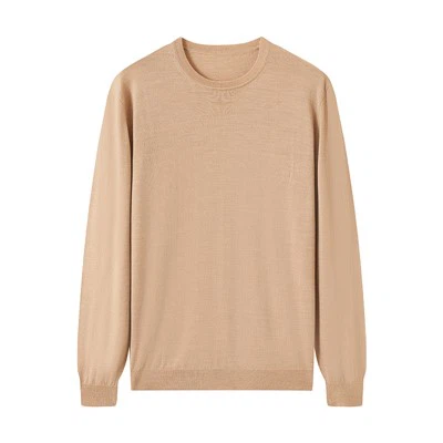 เสื้อสเวตเตอร์ถักเนื้อดีน้ำหนักเบาสำหรับผู้ชาย